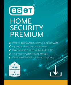 ESET Home Security Premium 2025 - 3 Device / 1 Year