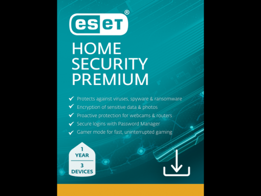 ESET Home Security Premium 2025 - 3 Device / 1 Year